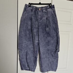 Vintage Acid Wash Denim Pants